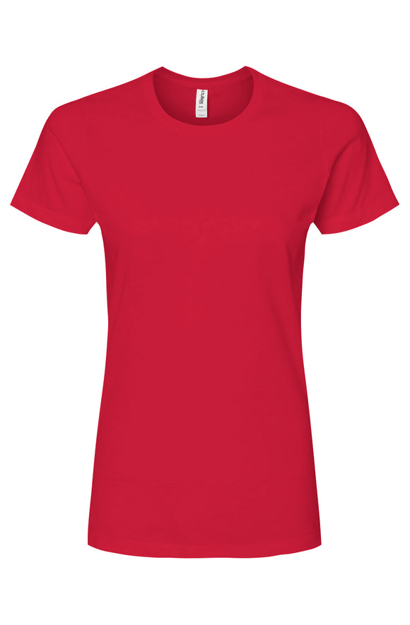 Women's Plain Ruvani Premium Cotton T-Shirt