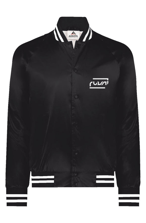 Ruvani Satin Baseball Varsity Jacket