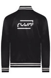 Ruvani Satin Baseball Varsity Jacket