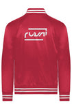 Ruvani Satin Baseball Varsity Jacket
