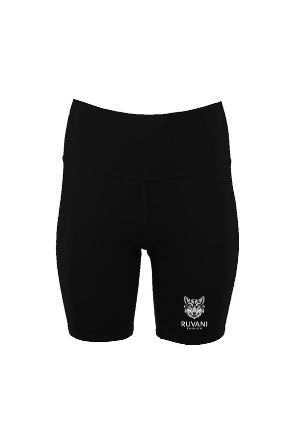 Womens Ruvani High Waist Biker Shorts